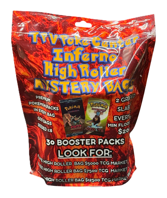 Pokemon Tpvpoke Inferno High Roller Mastery Bag - Includes 30 Packs