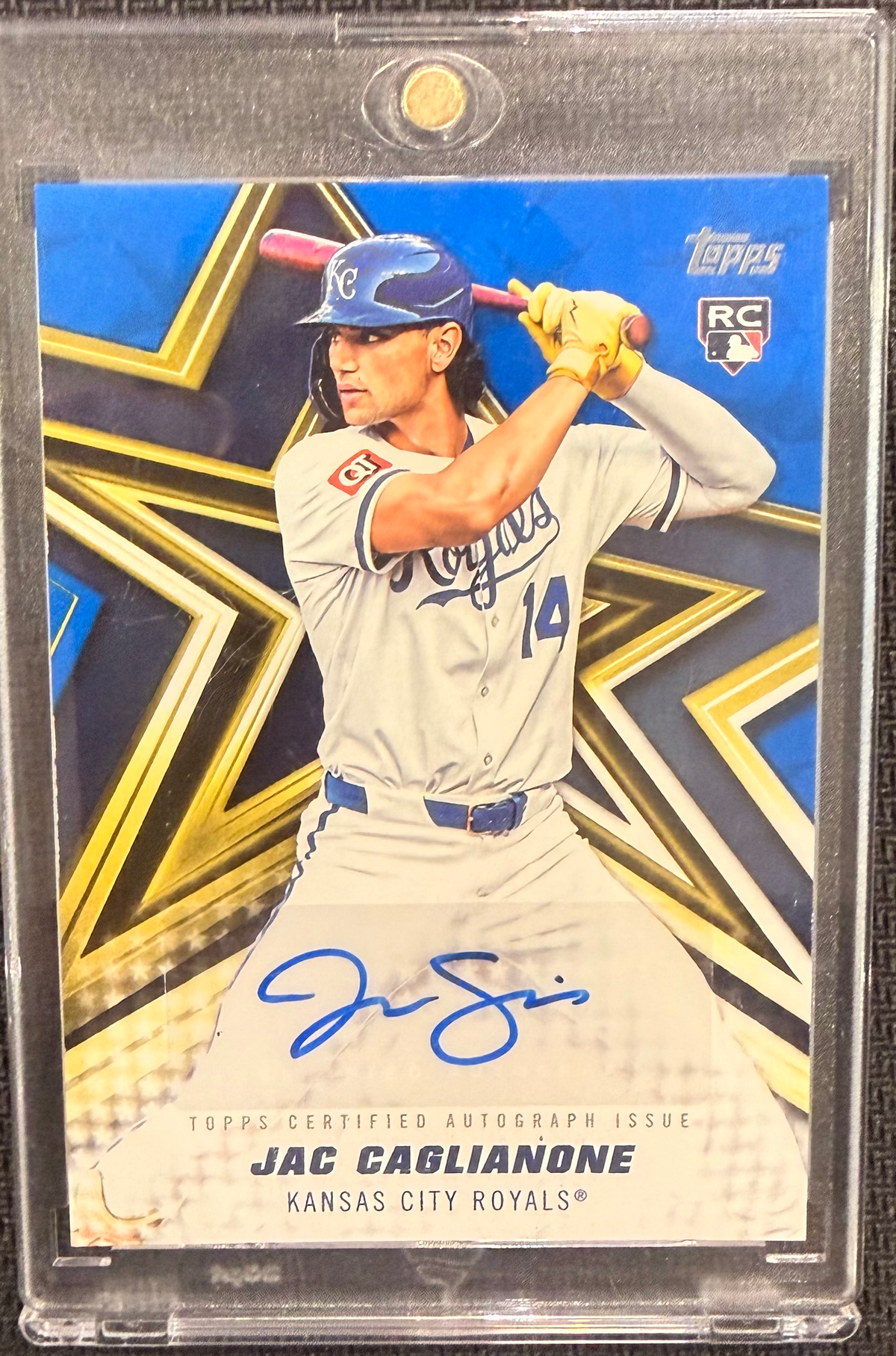 2026 Topps Series 1 Baseball Stars Auto - Jac Caglianone - Bsa-Jc Rc 55/150