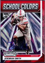 Jeremiah Smith RC 2024 Panini OSU Contenders Purple School Colors Rookie Auto SP 42/50