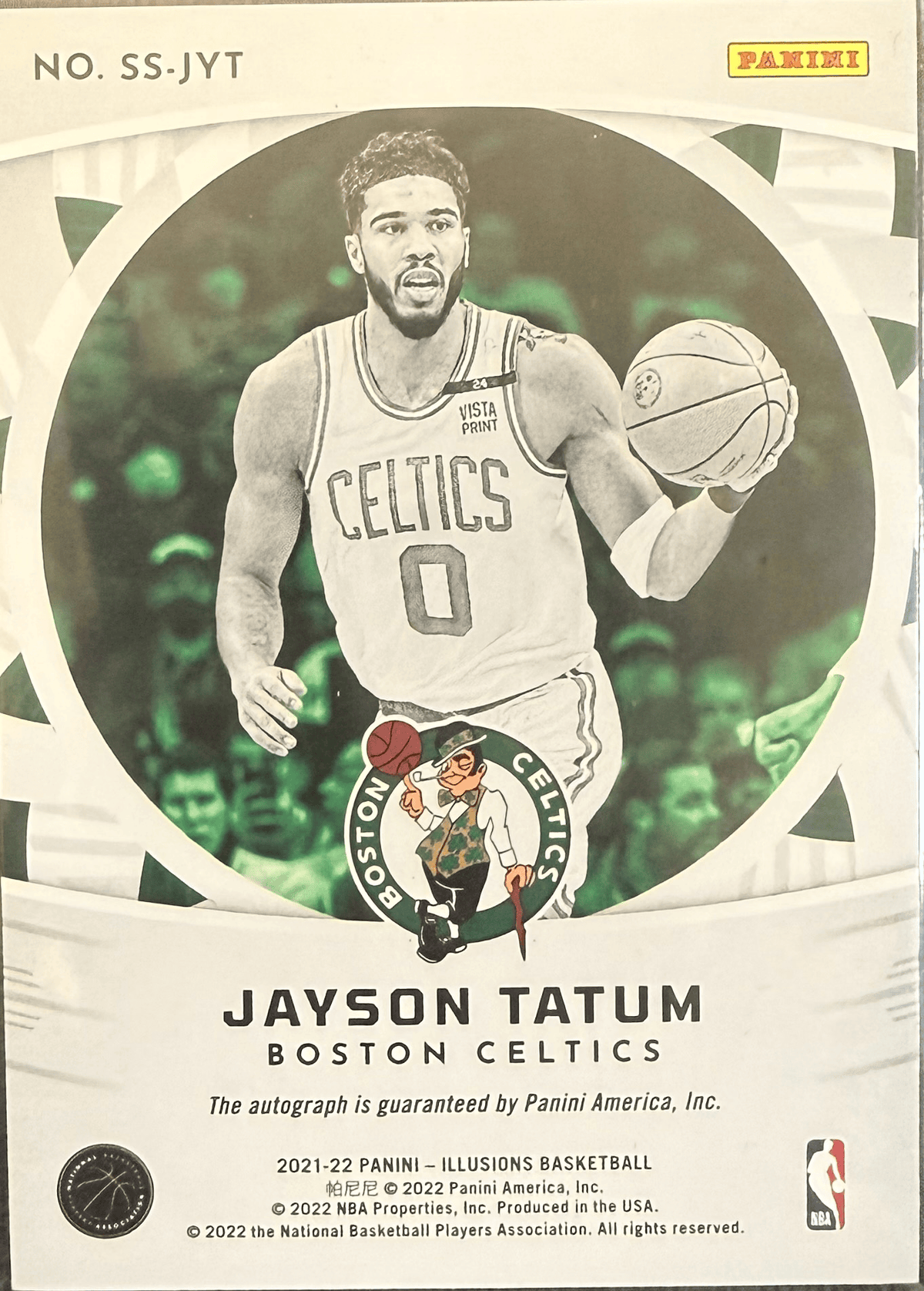 2021-22 Panini Illusions Jayson Tatum Autograph #Ss-Jyt