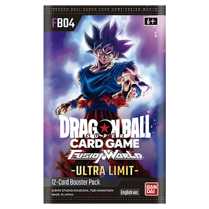 Dragon Ball Super Cg Fusion World - Ultra Limit (Fb04) - Booster Box (24X Packs)