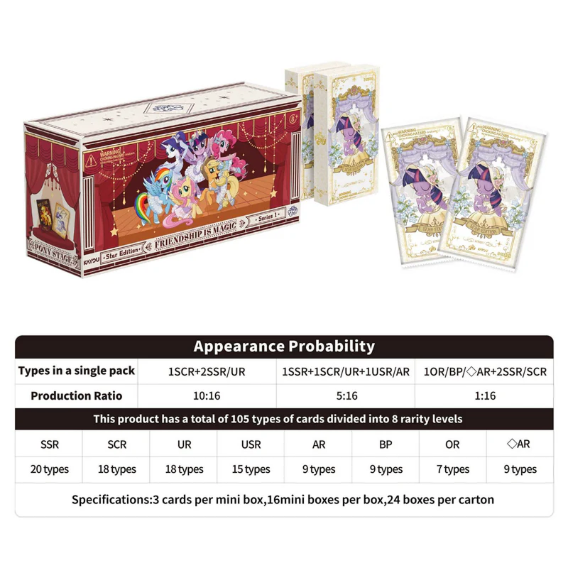 Kayou - My Little Pony - Friendship Eternal Cards Series 01 (Star Edition) - Booster Box (16X Mini Boxes)