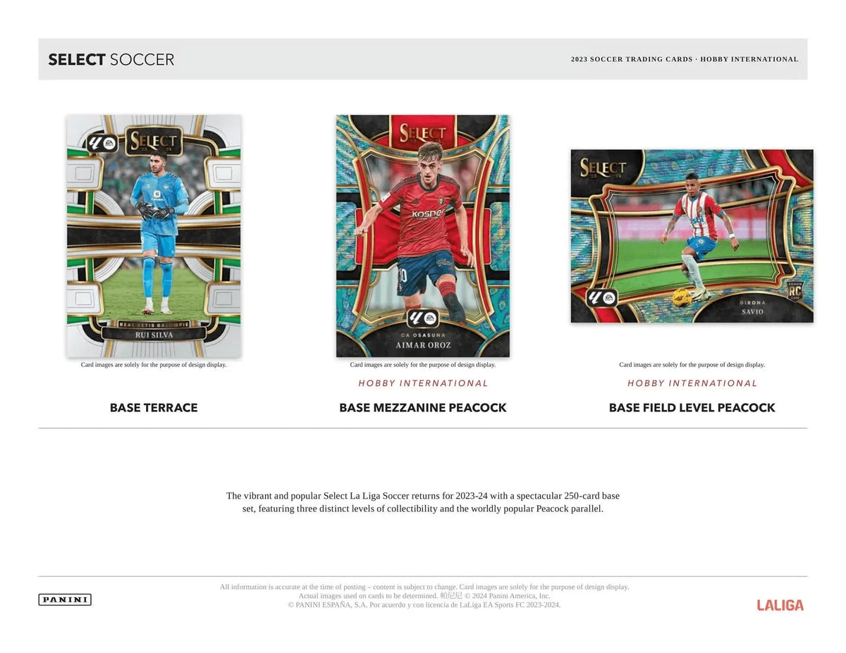 Panini - 2023/24 Select La Liga Football (Soccer) - International Hobby Box