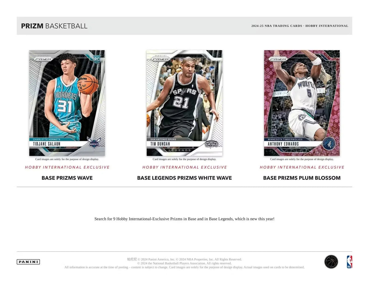 Panini - 2024/25 Prizm Basketball (NBA) - International Hobby Box