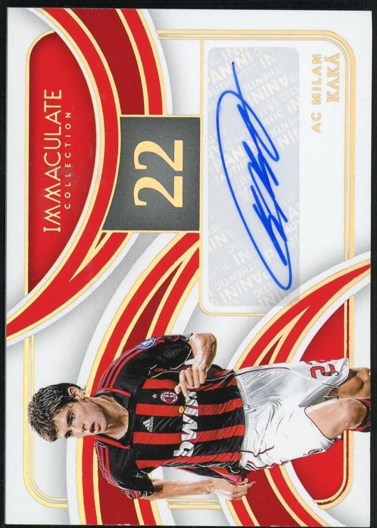 2024-25 Panini Immaculate Collection Numbers Signatures Kaka #In-Kk Auto
