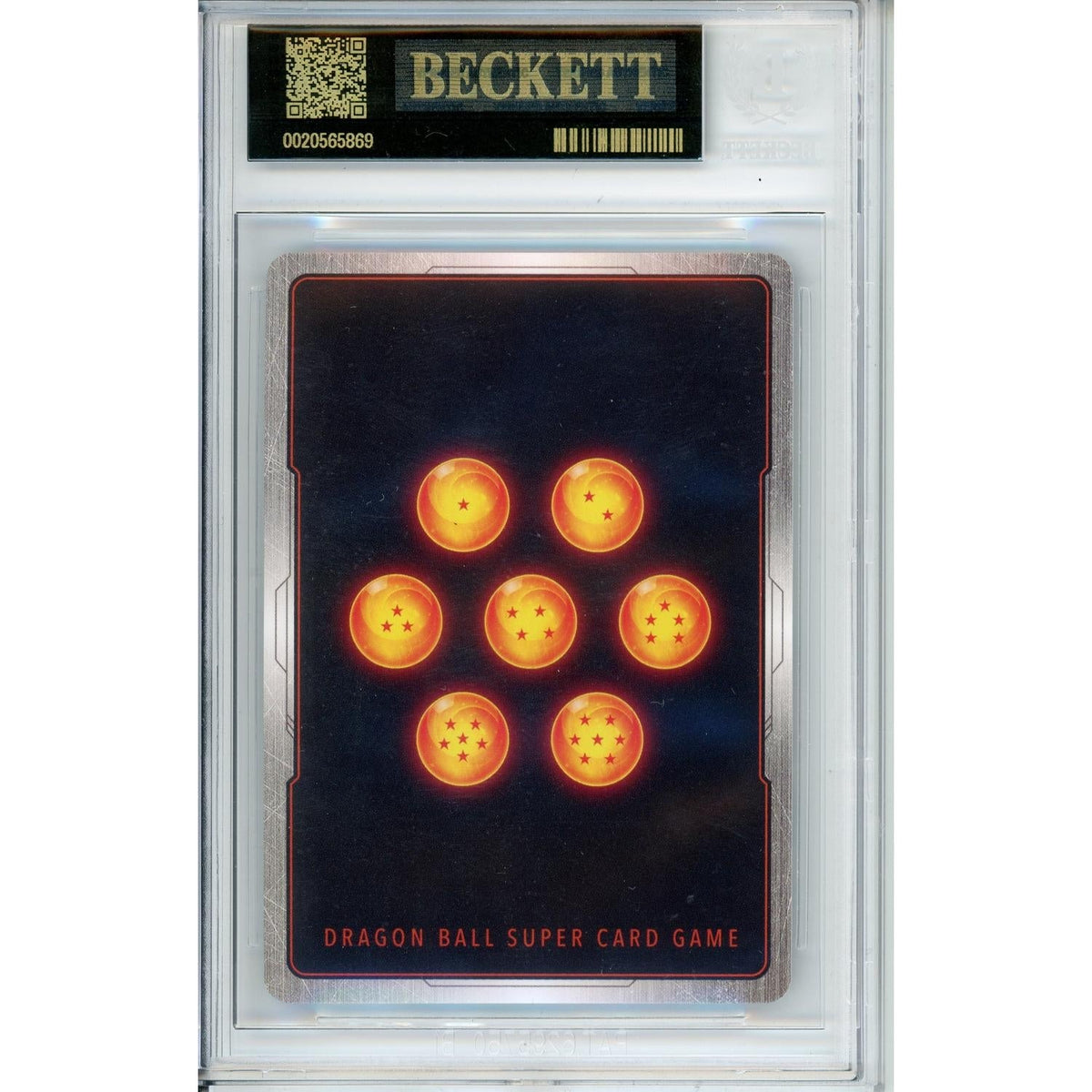 Dragon Ball Graded: Broly: Br #Fs1014 Alt Art Secret Rare Beckett Black Label 10