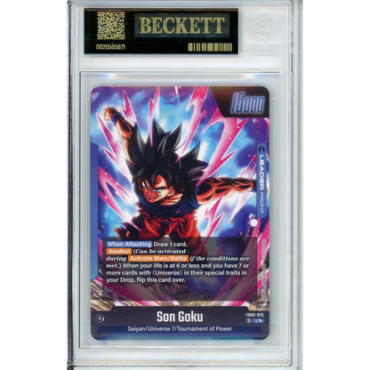 Dragon Ball Graded: Son Goku #Fb09025 Dual Evolution (2026) Alt Art Beckett Black Label 10