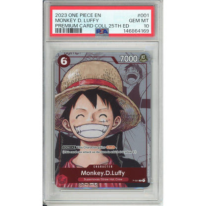 One Piece Graded: Monkey D Luffy P-001 25Th Anniversary Promo (2023) PSA 10