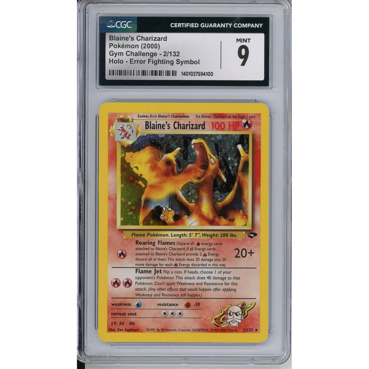 Pokemon Graded: Blaine's Charizard CGC 9