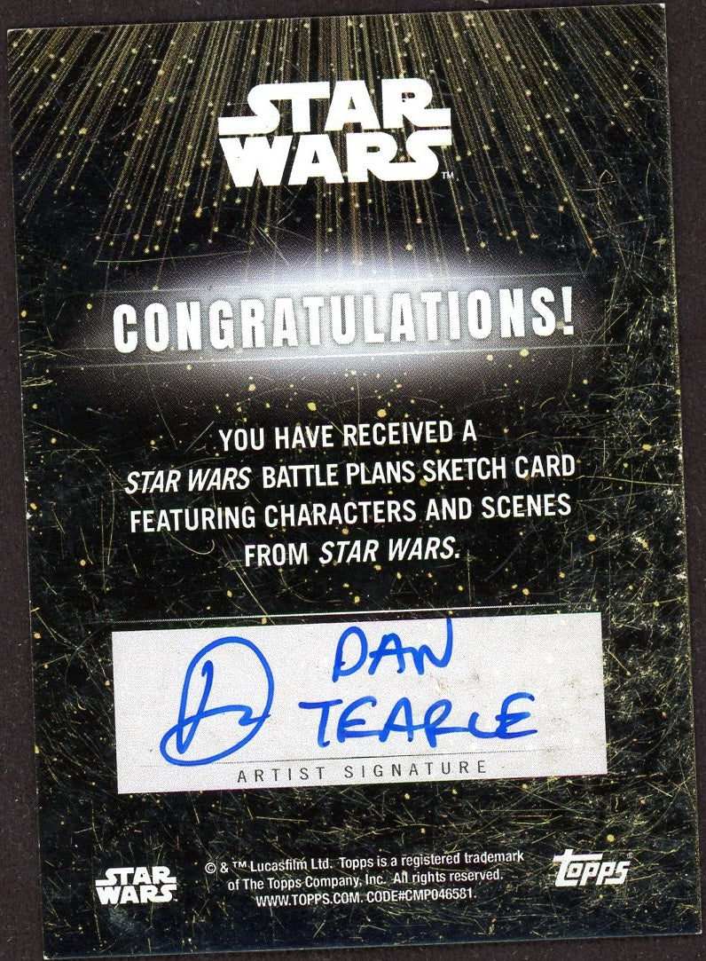 Topps Star Wars Battle Plans Auto
