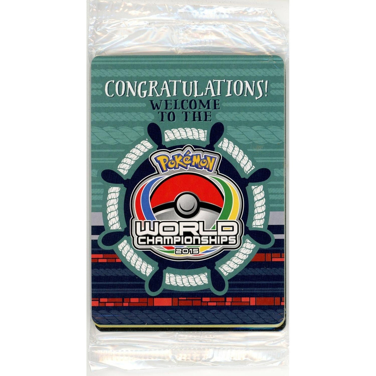 Pokemon: Sealed 2015 World Championships Pack Champions Festival #Xy91 Promo Pack