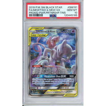Pokemon Graded: Mewtwo & Mew Gx PSA 10