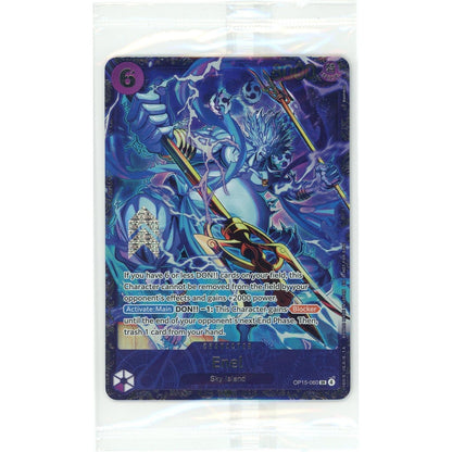 One Piece Single: Enel Op15-060 Treasure Cup May 2026 Sealed Promo Nm