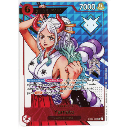 One Piece Single: Yamato Land Of Wano Eb02-006 Sr- Nm