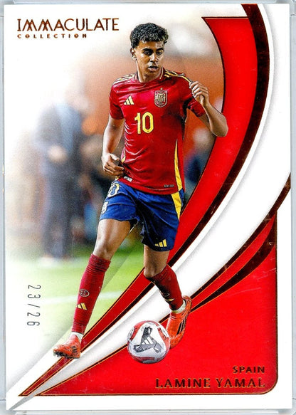 Lamine Yamal Panini Immaculate Collection No. 171 #'D 23/26