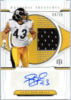 Troy Polamalu 2021 National Treasures Jersey Patch Auto SP 64/99