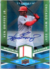 Ken Griffey Jr 2009 Upper Deck Spectrum Game Used Patch Auto SP 68/75