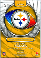 George Pickens 2024 Panini Spectra Gold Vinyl Spectral Auto SP 1/1