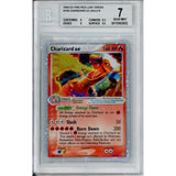 Pokemon Graded: Charizard Ex #105 Fire Red Leaf Green (2004) Beckett 7