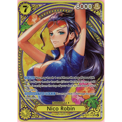 One Piece Single: Nico Robin Eb03-055 Heroines Edition Special Rare Nm