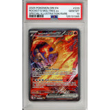 Pokemon Graded: Team Rocket's Moltres Ex 229/182 Destined Rivals (2025) Sir Holo PSA 10