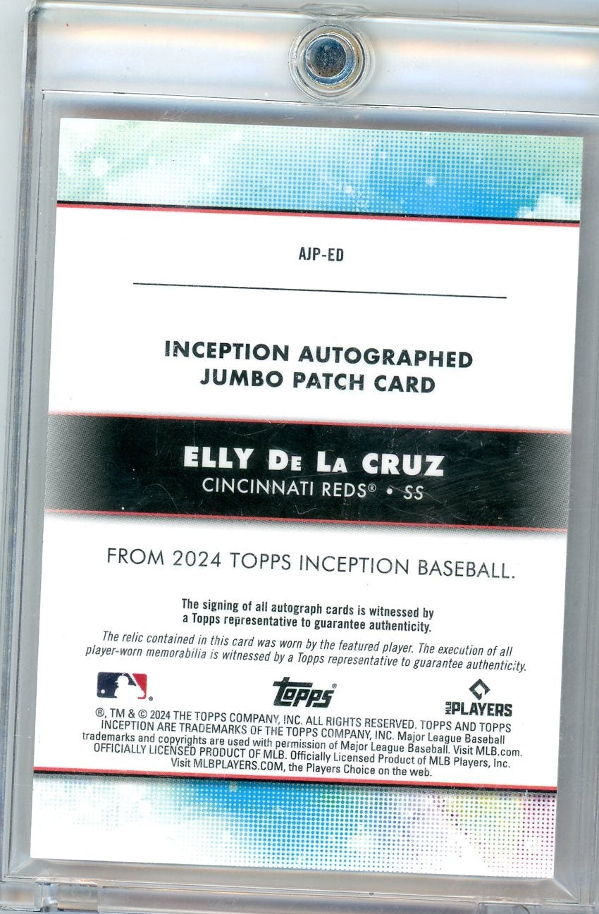 Elly De La Cruz 2024 Topps Inception RPA #'d 07/10