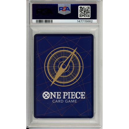 One Piece Graded: Silvers Rayleigh Alt Art Manga Op08-118 Two Legends PSA 10
