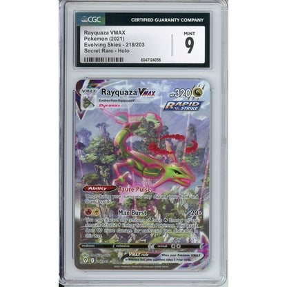 Pokemon Graded: Rayquaza Vmax CGC 9