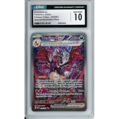 Pokemon Graded: Charizard Ex #234 2024 Special Illusion Rare CGC Gm Mnt 10