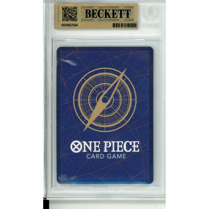 One Piece Graded: Monkey. D. Luffy Op13-118 2025 Alt Art Sec Beckett Pristine 10