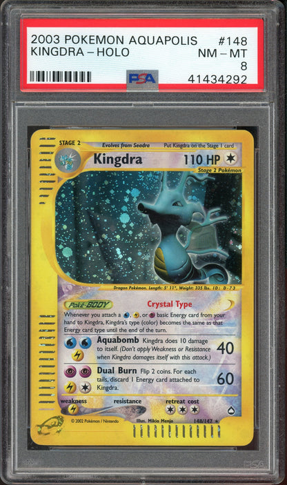 PSA 8 Kingdra-Holo