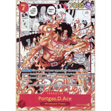 One Piece Single: Portgas.D.Ace Manga Op02-013 Sr One Piece Paramount War (2022) Nm