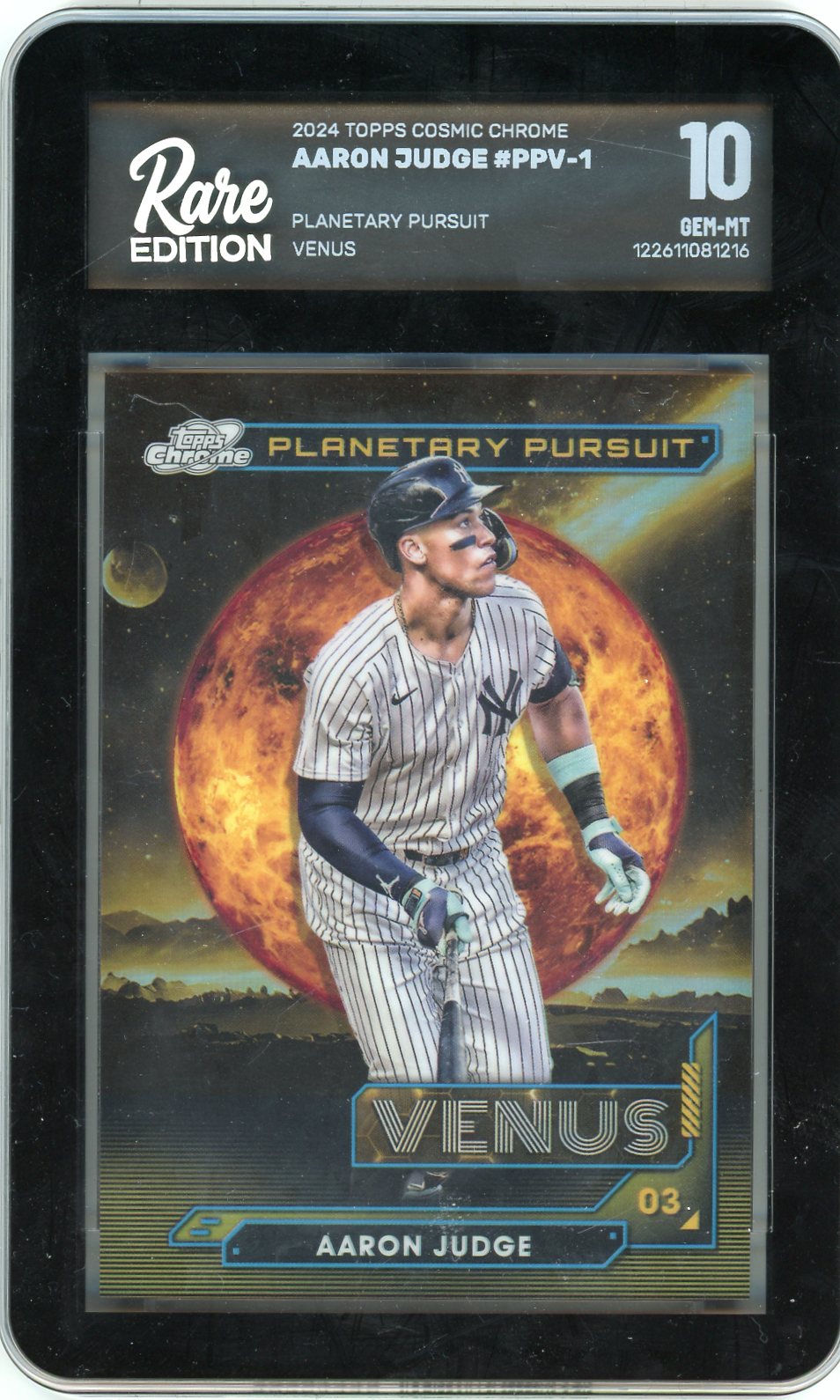 Aaron Judge 2023 Topps Cosmic Chrome Planetary Pursuit Venus Rare Edition 10