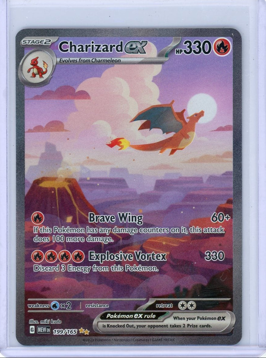 Charizard Ex Pokémon 151 Special Illustration Rare #199/165