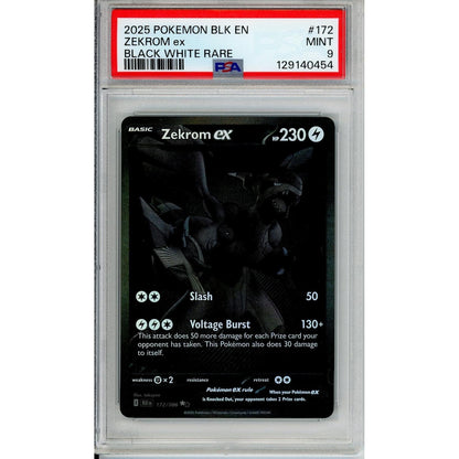 Pokemon Graded: Zekrom Ex 172/86 Black Bolt (2025) Sir PSA 9