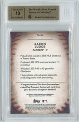 Graded 2015 Bowman Inception Aaron Judge #PAAJ Prospect Autographs Rookie RC Baseball Card BGS 9.5 10 Auto Grade Gem Mint