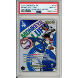 One Piece Graded: Monkey D. Luffy Eb02-010 Dodgers X One Piece Night (2025) PSA 10