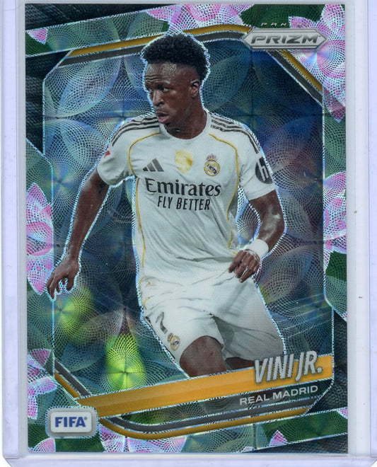 Vini Jr. 2025-26 Panini Prizm Fifa Plum Blossom #'D 09/18