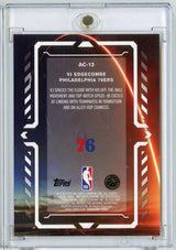 2025 Topps Chrome VJ Edgecombe #AC13 /25 Activators Orange Refractor Rookie RC Basketball Card