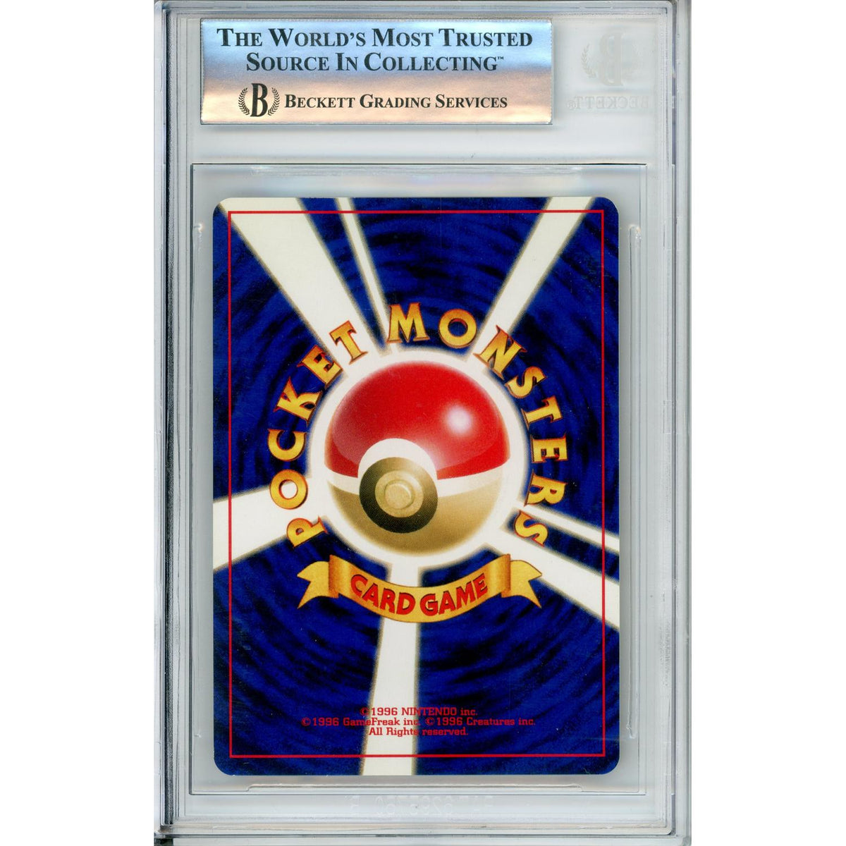 Pokemon Graded: Jp Charizard #6 Neo 2 (2000) Holo Beckett 9