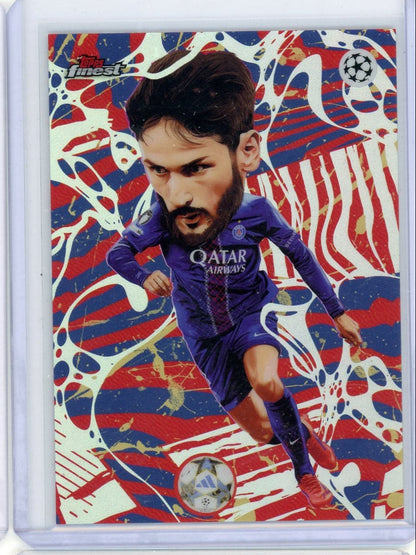 Khvicha Kvaratskhelia 2025-26 Topps Finest Headliners Ssp #Hl-8