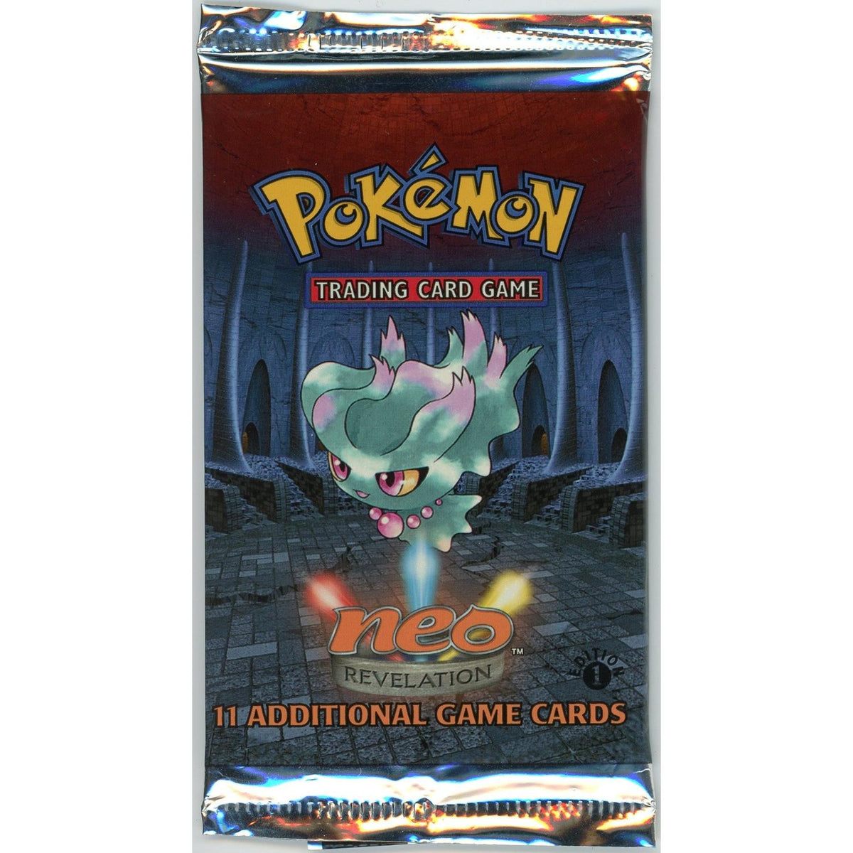 Pokemon: Sealed Neo Revelation 1St Edition Booster Pack (Misdreavus Artwork)
