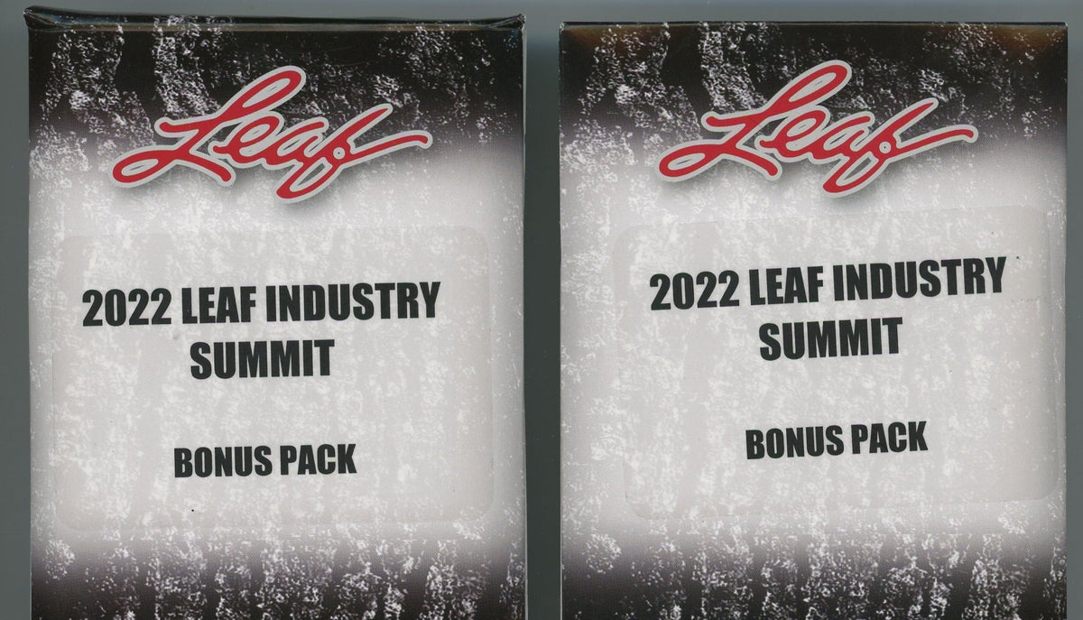 2022 Leaf Industry Summit Bonus Packs (1 Auto, 1 Nonauto)