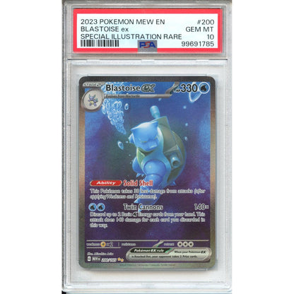 Pokemon Graded: Blastoise Ex PSA 10