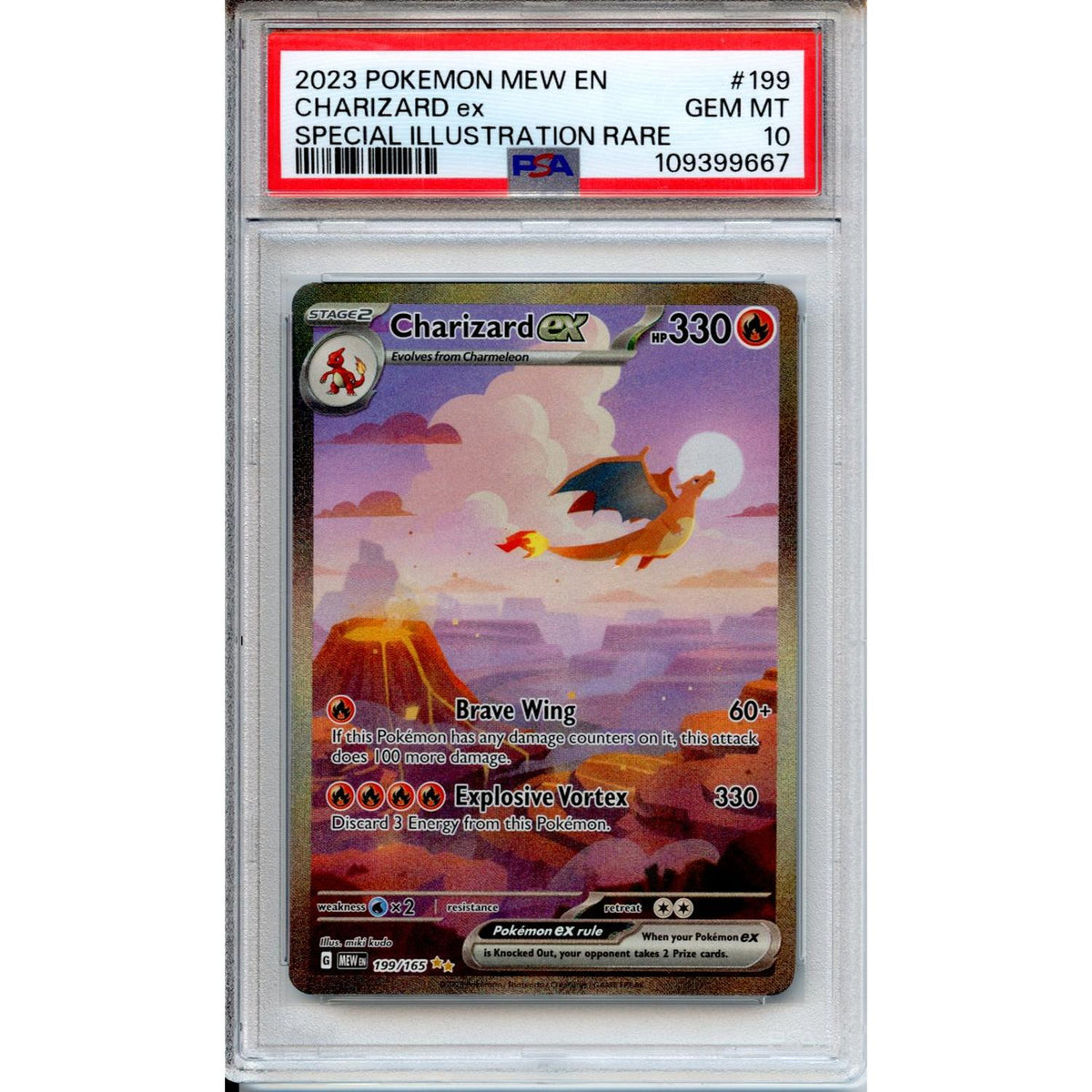 Pokemon Graded: Charizard Ex 151 PSA 10