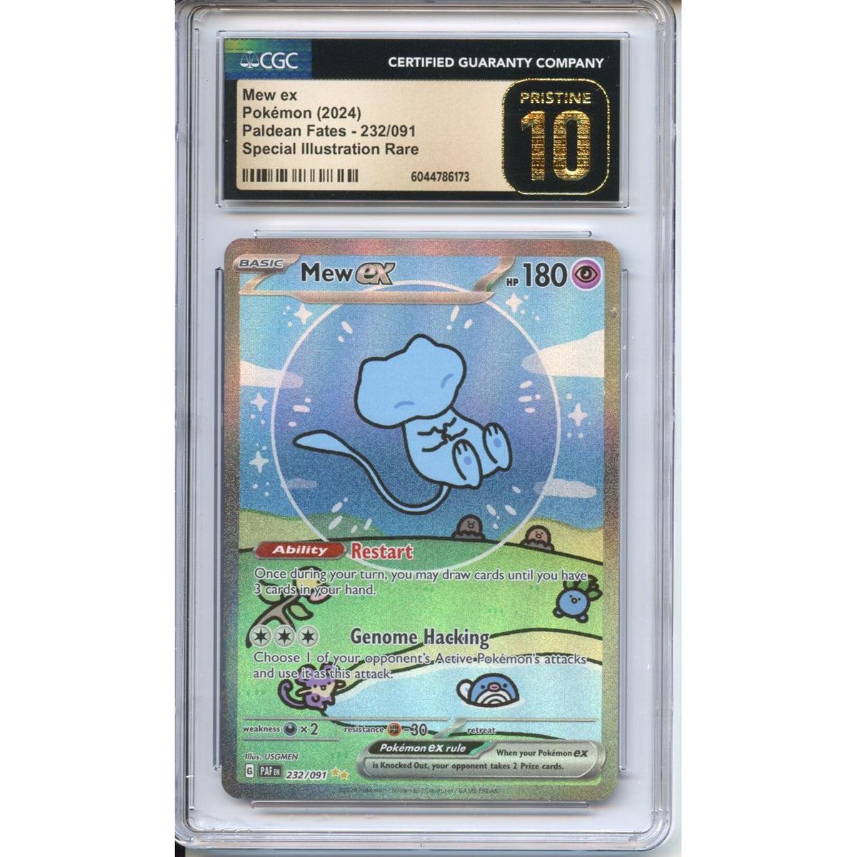 Pokemon Graded: Shiny Mew Ex CGC Pristine 10