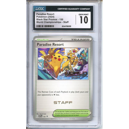 Pokemon Graded: Paradise Resort Staff CGC 10