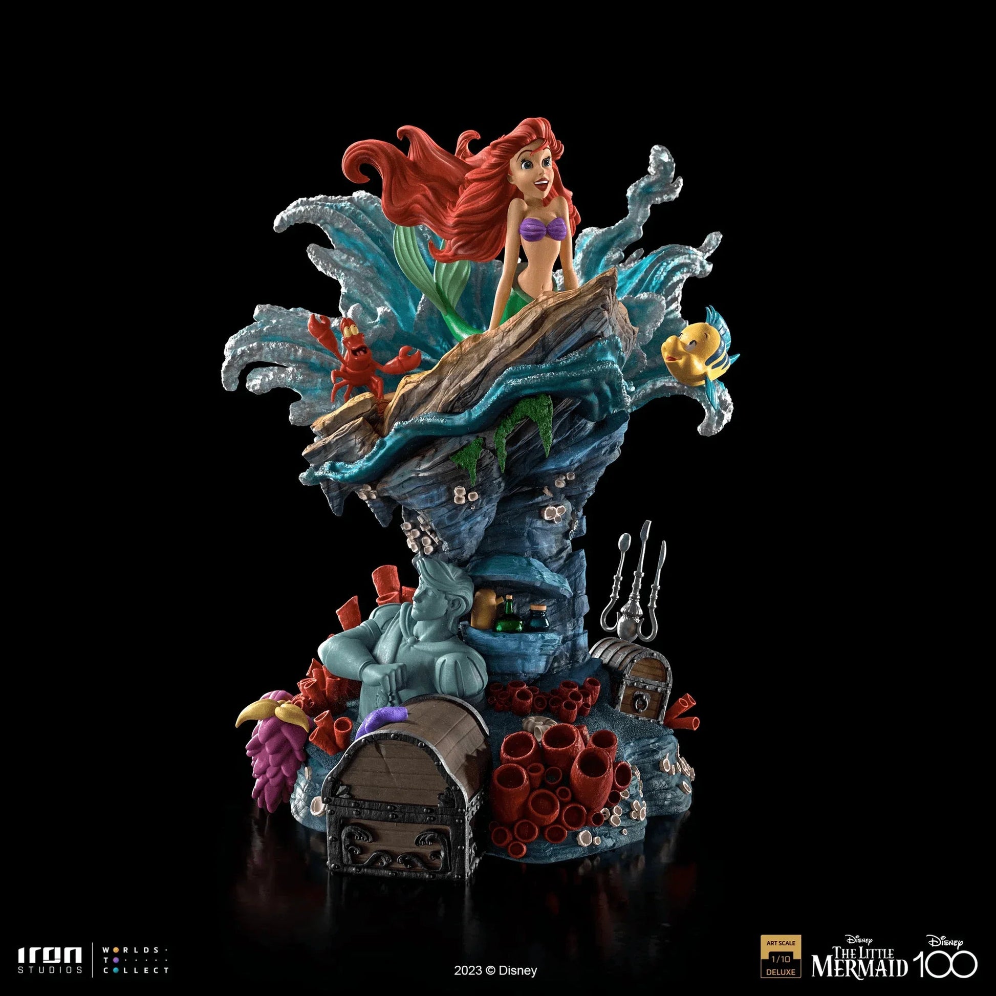 Iron Studios - Disney 100th - Little Mermaid - Deluxe Art Scale Statue 1/10