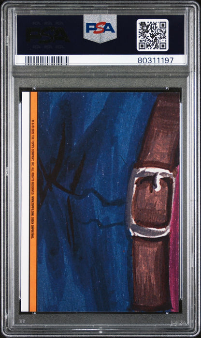 Windy Winston 2022 Gpk Sapphire Orange #'D 13/25 PSA 10