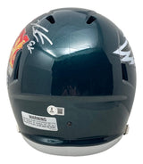 Jalen Carter Signed Philadelphia Eagles FS Super Bowl 59 Replica Helmet BAS